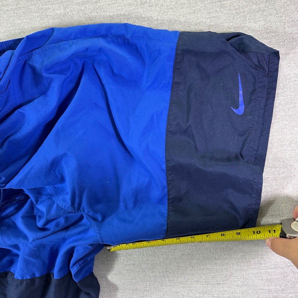 Nike Swim Trunks Men's Size XL Blue ColorBlock Lined Volley Shorts Beach Wear - Picture 9 of 9